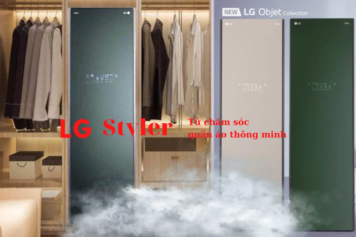 sửa tủ giặt hấp sấy lG Styler 